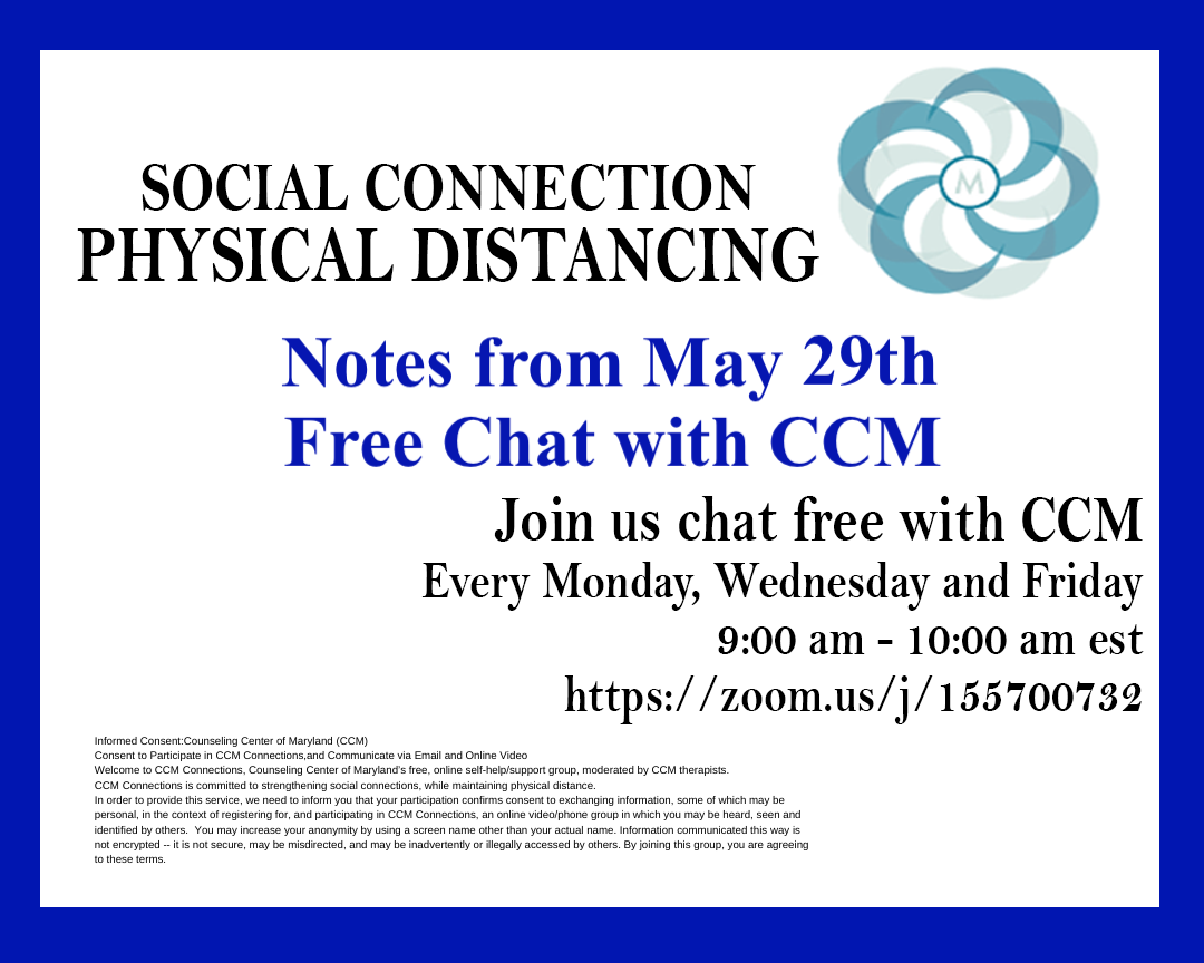 Free Chat Notes May 29