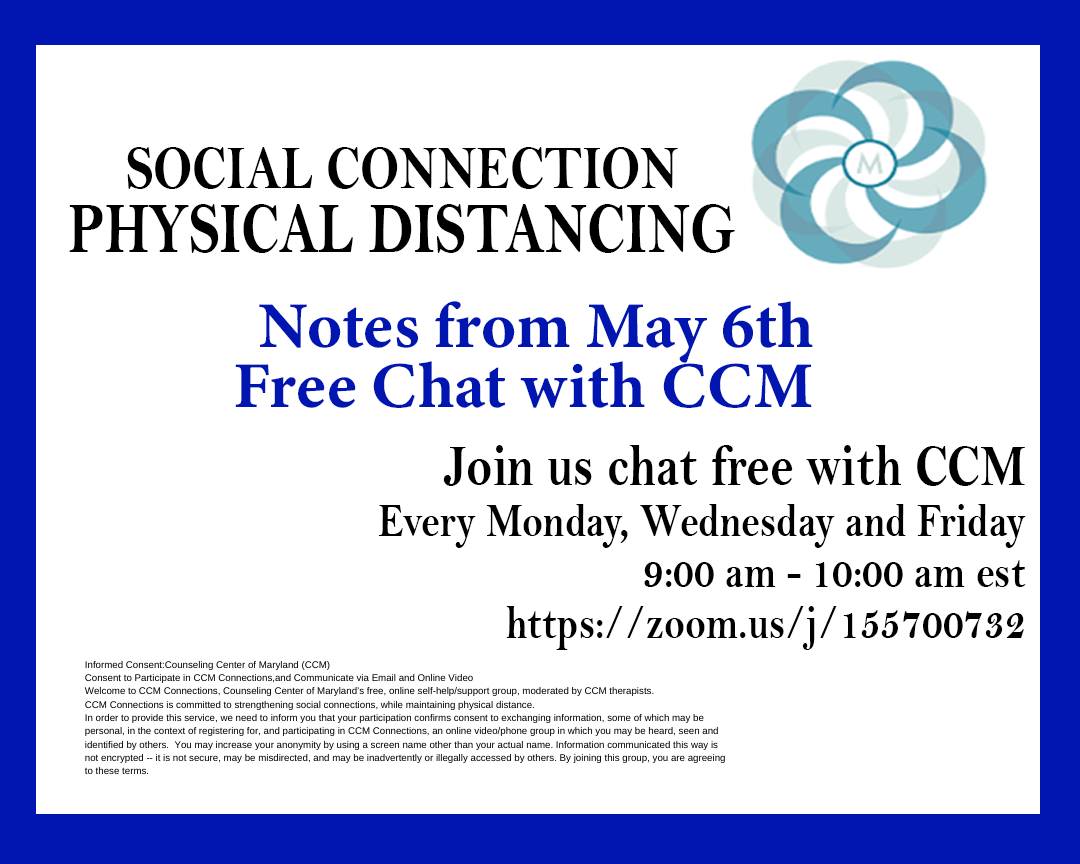 Chat Notes May 6