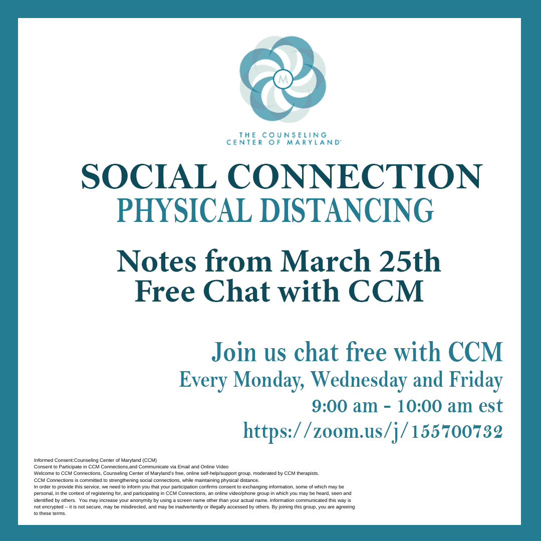 Chat Notes March 25